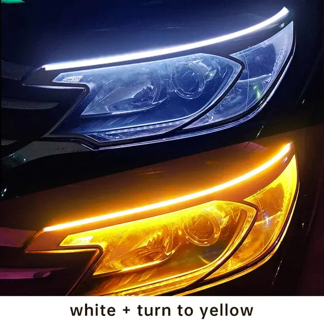 2pcs LED DRL Car Daytime Running Light Flexible Waterproof Strip Auto SPECIFICATIONSBrand Name: NoEnName_NullVoltage: 12 VCertification: CEOrigin: Mainland ChinaChoice: yes