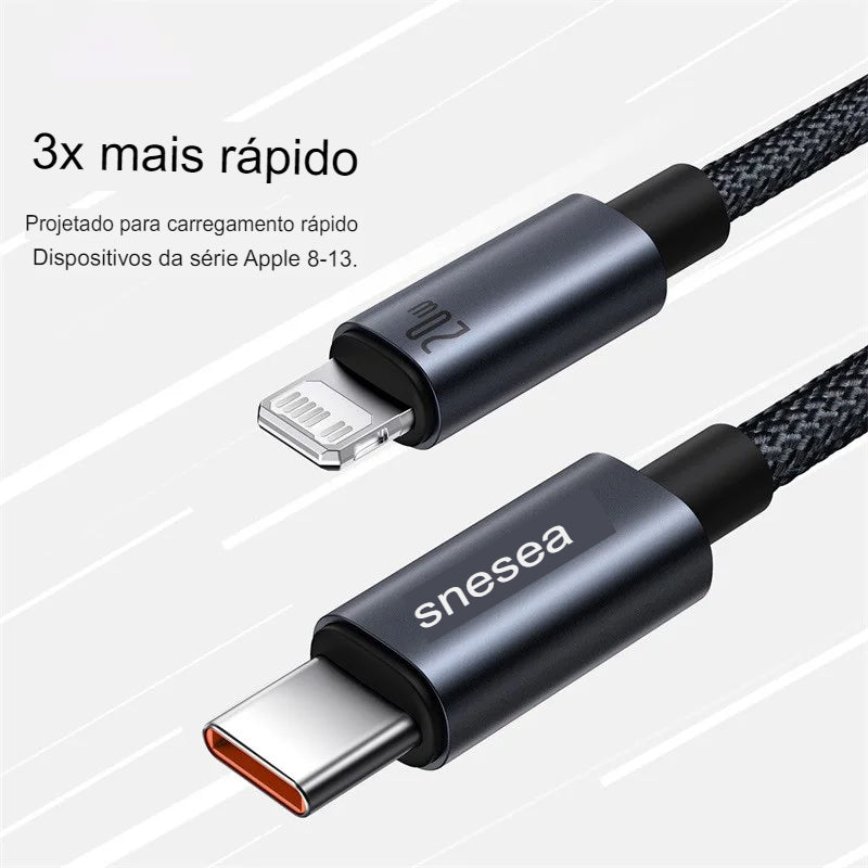 Baseus USB Cable For iPhone 13 12 11 pro max iPhone USB Cable Fast Charging For iPhone X XR 8 USB Type C to lightning Cable