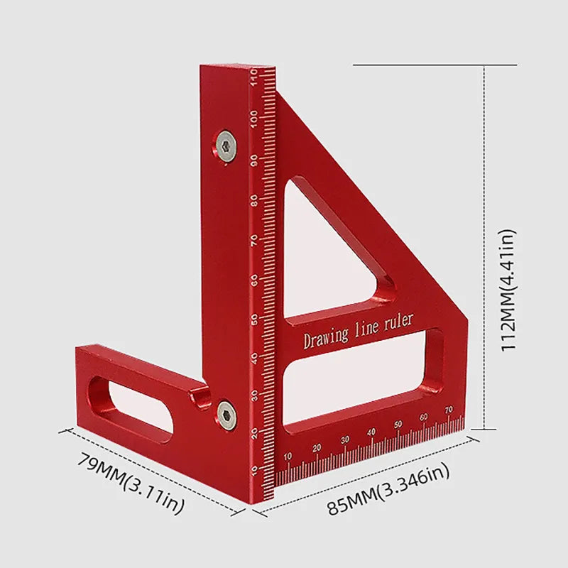 Woodworking Square Protractor Aluminum Alloy Miter Triangle Ruler HighSPECIFICATIONSBrand Name: toohrOrigin: Mainland ChinaDIY Supplies: WoodworkingType: CombinationPackage: BOXApplication: Wood Working Toolis_customized: YESModel Numb