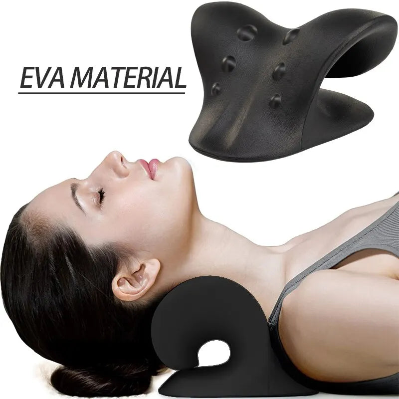 Neck Shoulder Stretcher Relaxer Cervical Chiropractic Traction Device SPECIFICATIONSDepartment Name: UnisexBrand Name: NoEnName_NullModel Number: Cervical spine stretch pillowOrigin: Mainland ChinaType of sports: Muscle RelexationTrain