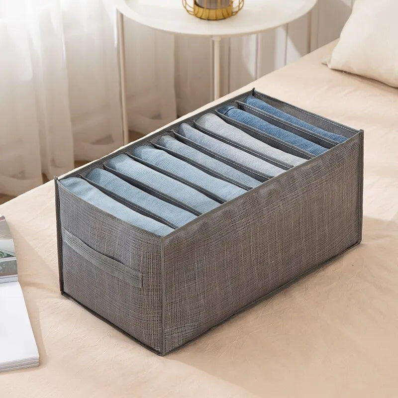 1Pc Grey 9 Grid Storage Box Non Woven Durable Washable Space Saving LaSPECIFICATIONSBrand Name: NoEnName_NullPattern: Three-dimensional TypeShape: SQUAREType: Storage BagsFeature: Eco-FriendlyFeature: FoldingCN: ZhejiangApplicable Spac